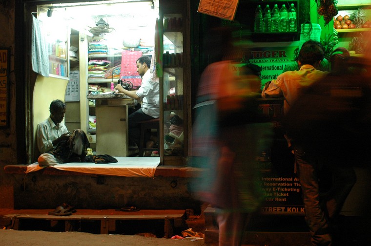 Kolkata, okolice Sudder Street (Indie 2008, lato, część pierwsza)
